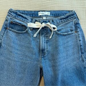 Abercrombie curve love low rise baggy jeans